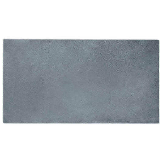vidaXL Anti-Slip Faux Rabbit Fur Rug OLITE Anthracite 60 x 110 cm