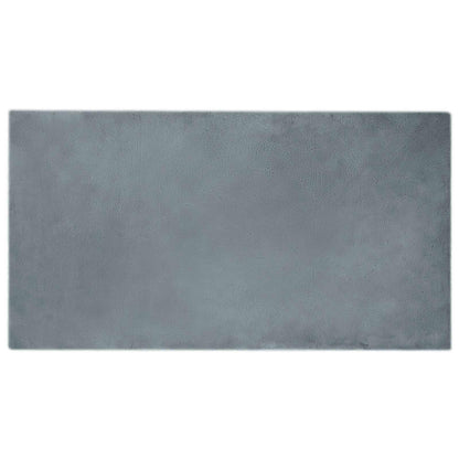 vidaXL Anti-Slip Faux Rabbit Fur Rug OLITE Anthracite 80 x 150 cm