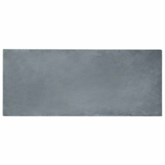 vidaXL Anti-Slip Faux Rabbit Fur Rug OLITE Anthracite 80 x 200 cm