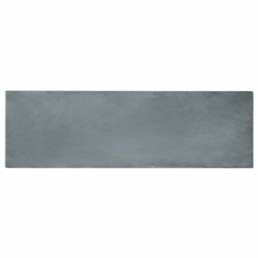vidaXL Anti-Slip Faux Rabbit Fur Rug OLITE Anthracite 80 x 250 cm