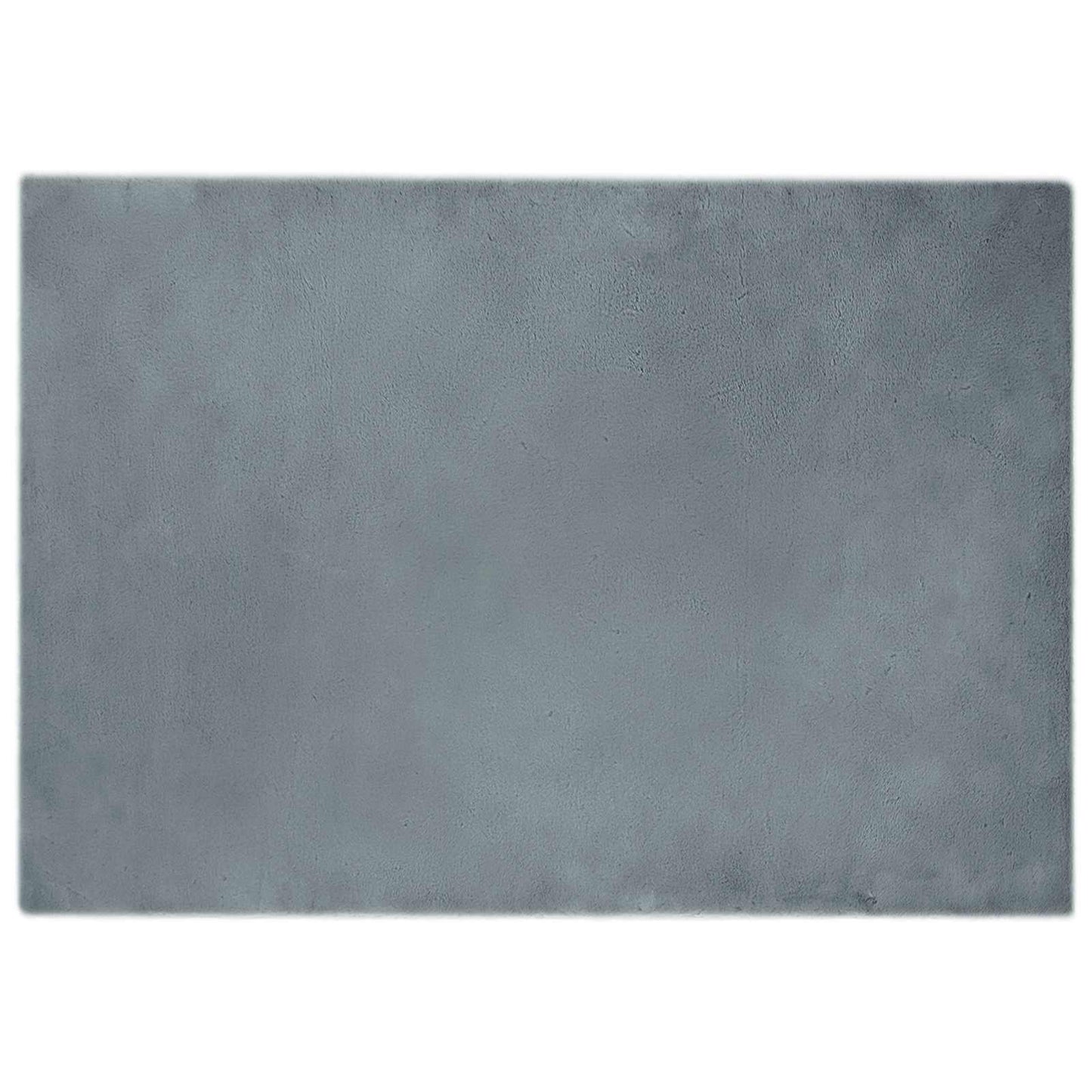 vidaXL Anti-Slip Faux Rabbit Fur Rug OLITE Anthracite 140 x 200 cm