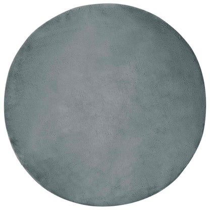 vidaXL Anti-Slip Faux Rabbit Fur Rug OLITE Anthracite Ø 160 cm