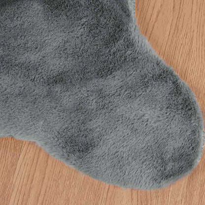 vidaXL Anti-Slip Faux Rabbit Fur Rug OLITE Anthracite 50 x 80 cm