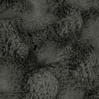 vidaXL Anti-Slip Faux Rabbit Fur Blanket Olite Dark Grey 150 x 220 cm
