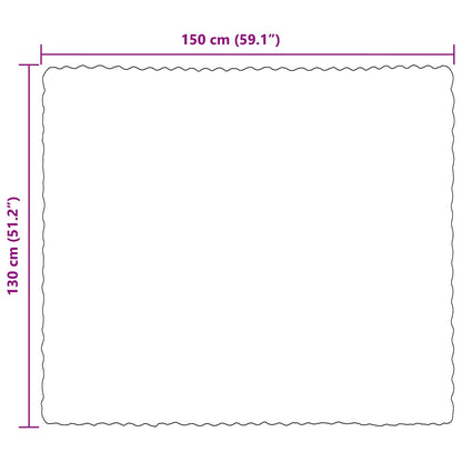 vidaXL Faux Rabbit Fur Blanket 4 pcs Dark Grey 130 x 150 cm Polyester