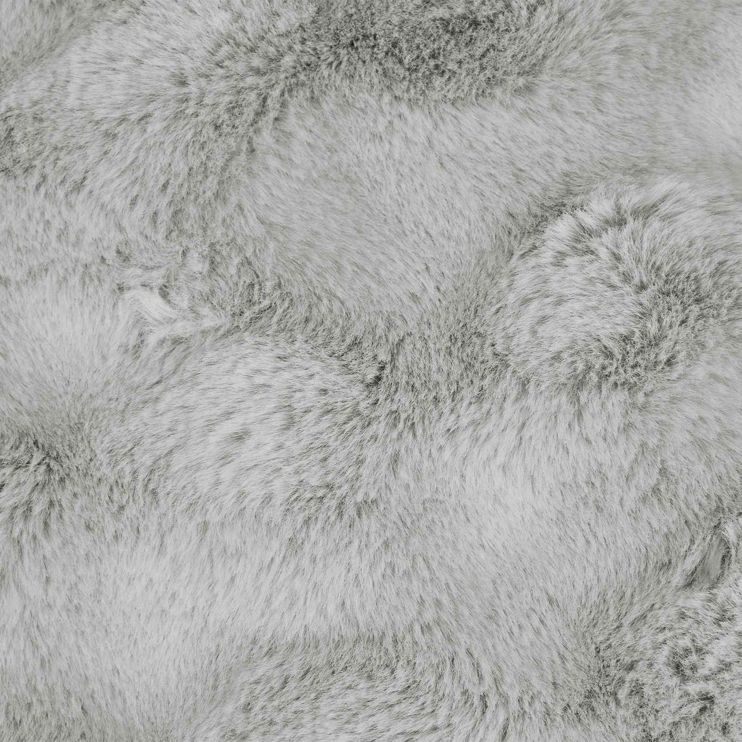 vidaXL Anti-Slip Faux Rabbit Fur Blanket Olite Grey 130 x 150 cm