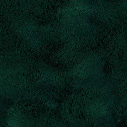 vidaXL Anti-Slip Faux Rabbit Fur Blanket Olite Dark Green 240 x 270 cm