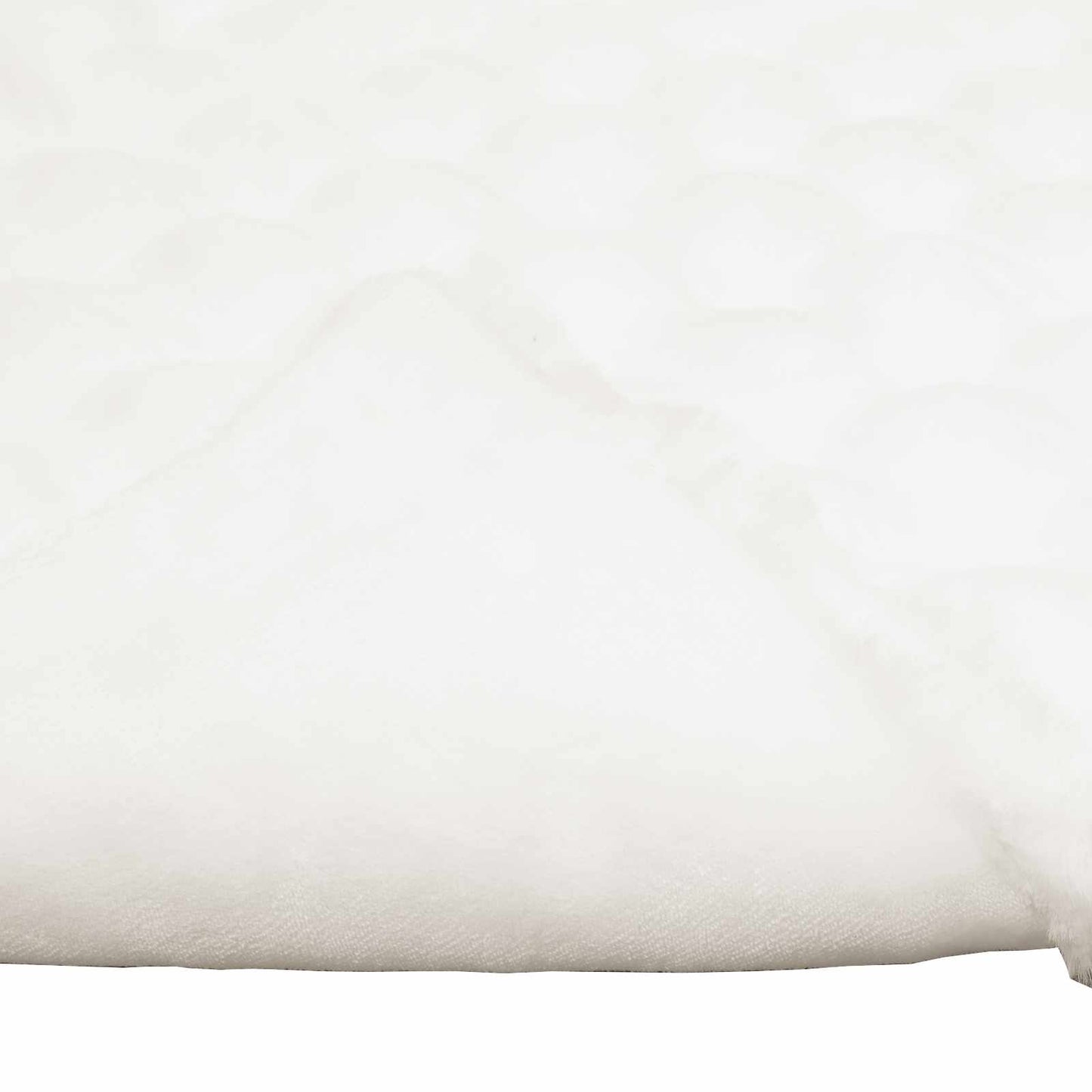 vidaXL Anti-Slip Faux Rabbit Fur Blanket Olite White 240 x 270 cm