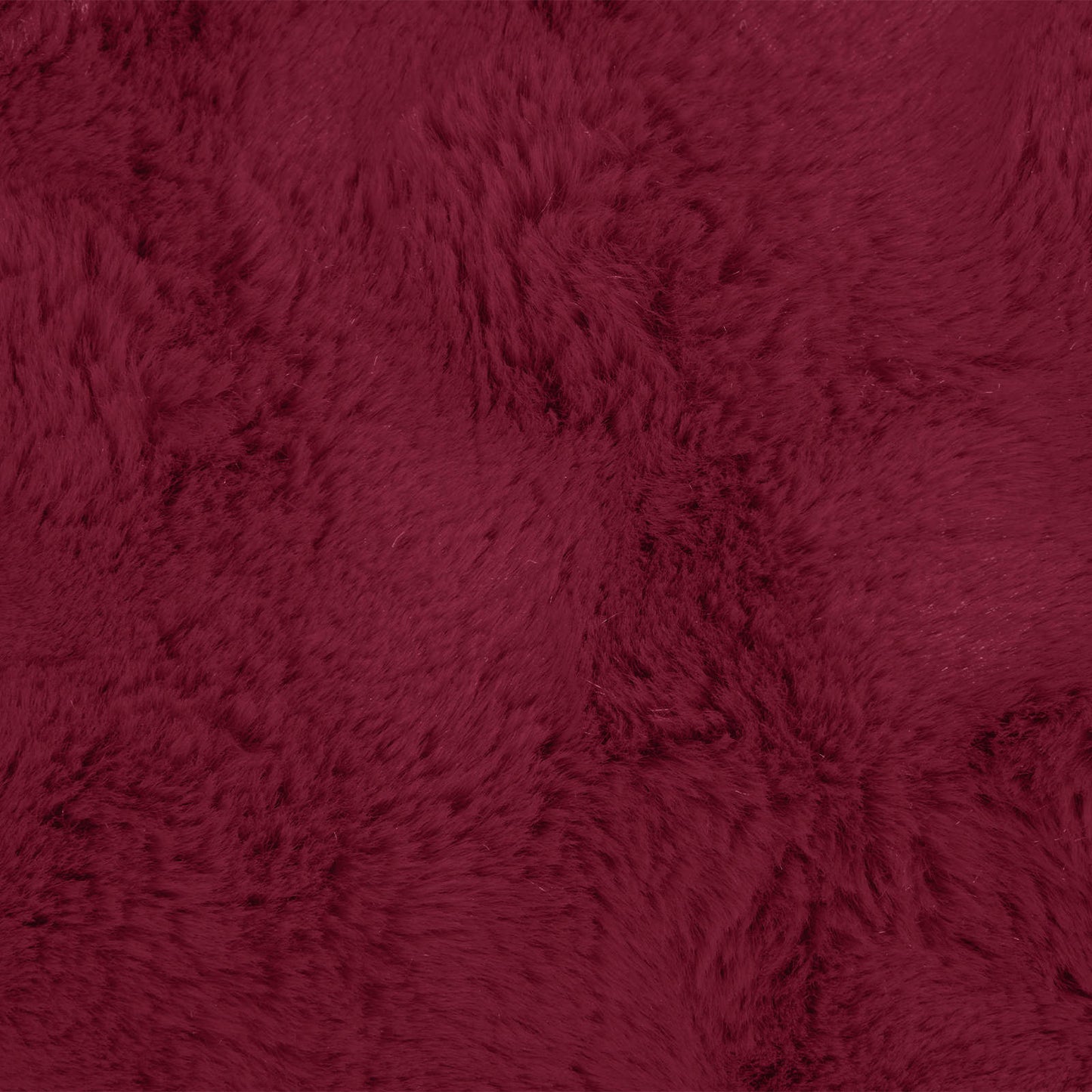 vidaXL Anti-Slip Faux Rabbit Fur Blanket Olite Bordeaux Red Polyester