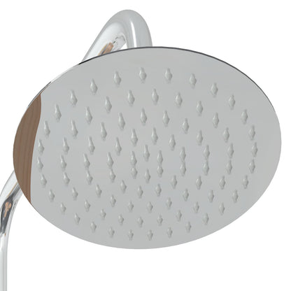 vidaXL Outdoor Shower 223 cm Solid Pine Wood and Stainless Steel