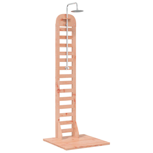 vidaXL Outdoor Shower 223 cm Solid Douglas Wood and Stainless Steel