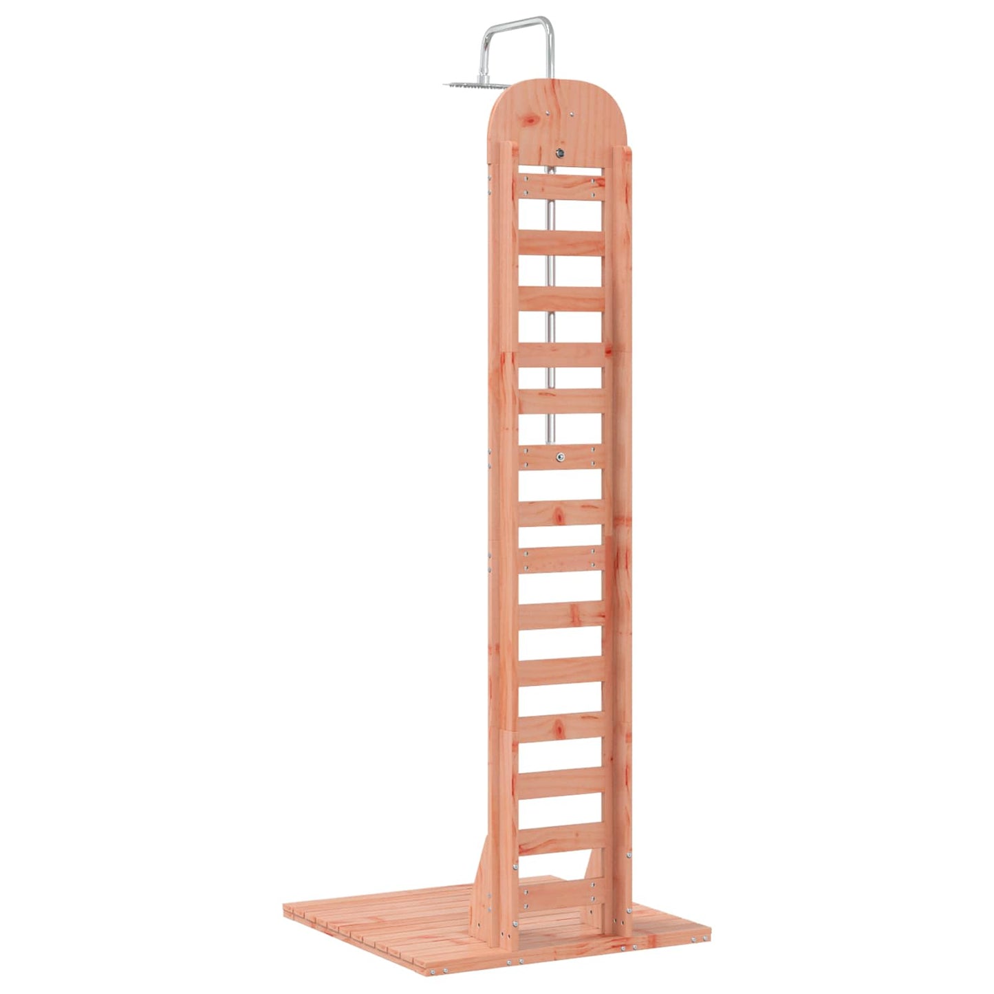vidaXL Outdoor Shower 223 cm Solid Douglas Wood and Stainless Steel