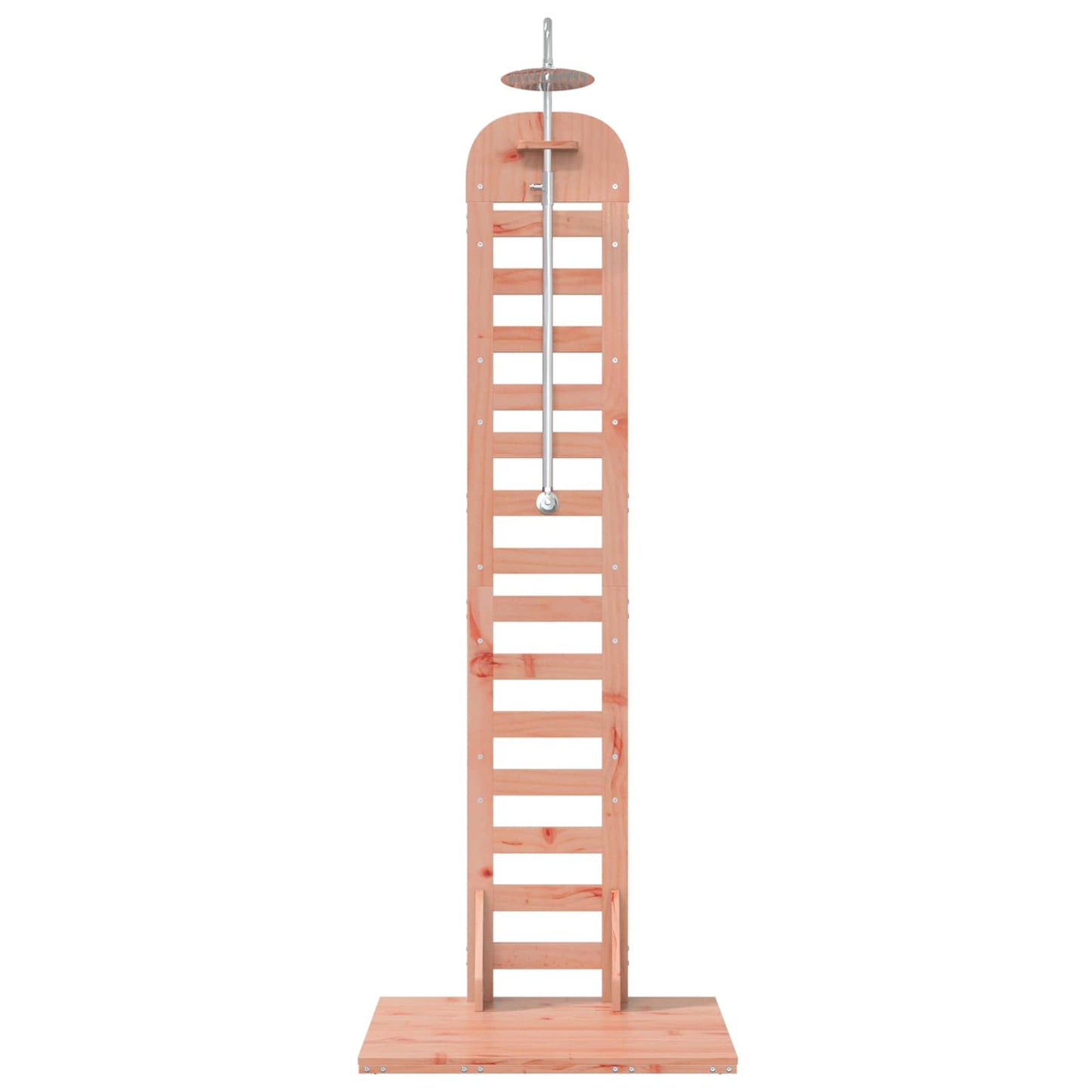 vidaXL Outdoor Shower 223 cm Solid Douglas Wood and Stainless Steel