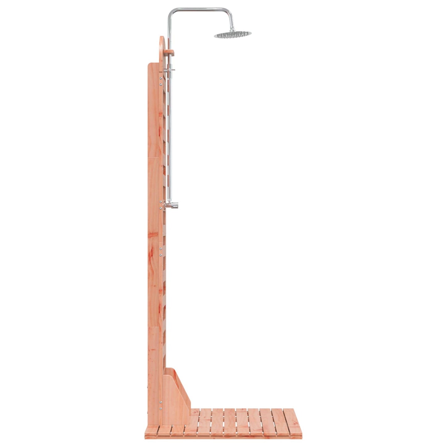 vidaXL Outdoor Shower 223 cm Solid Douglas Wood and Stainless Steel