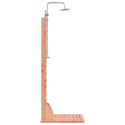 vidaXL Outdoor Shower 223 cm Solid Douglas Wood and Stainless Steel