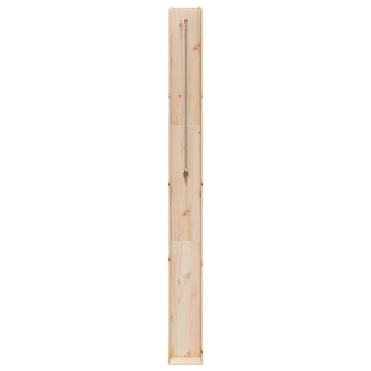 vidaXL Outdoor Shower 226 cm Solid Pine Wood and Stainless Steel