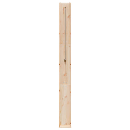 vidaXL Outdoor Shower 226 cm Solid Pine Wood and Stainless Steel