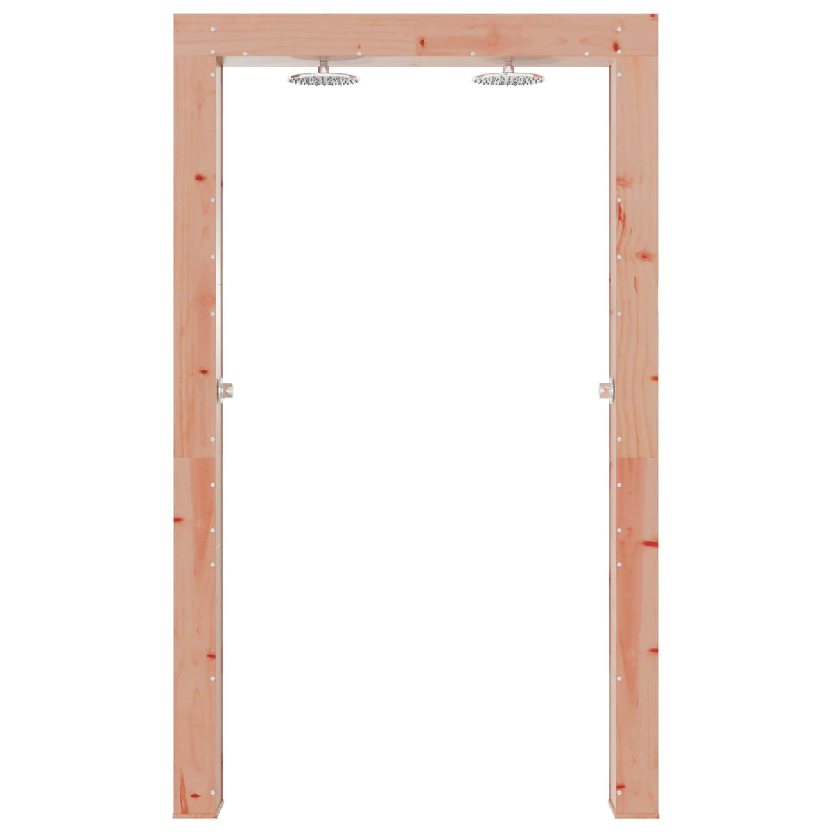 vidaXL Outdoor Shower 226 cm Solid Douglas Wood and Stainless Steel