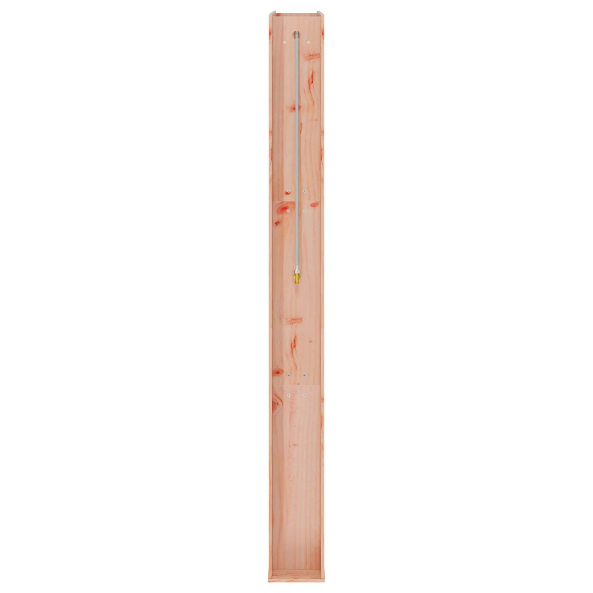 vidaXL Outdoor Shower 226 cm Solid Douglas Wood and Stainless Steel