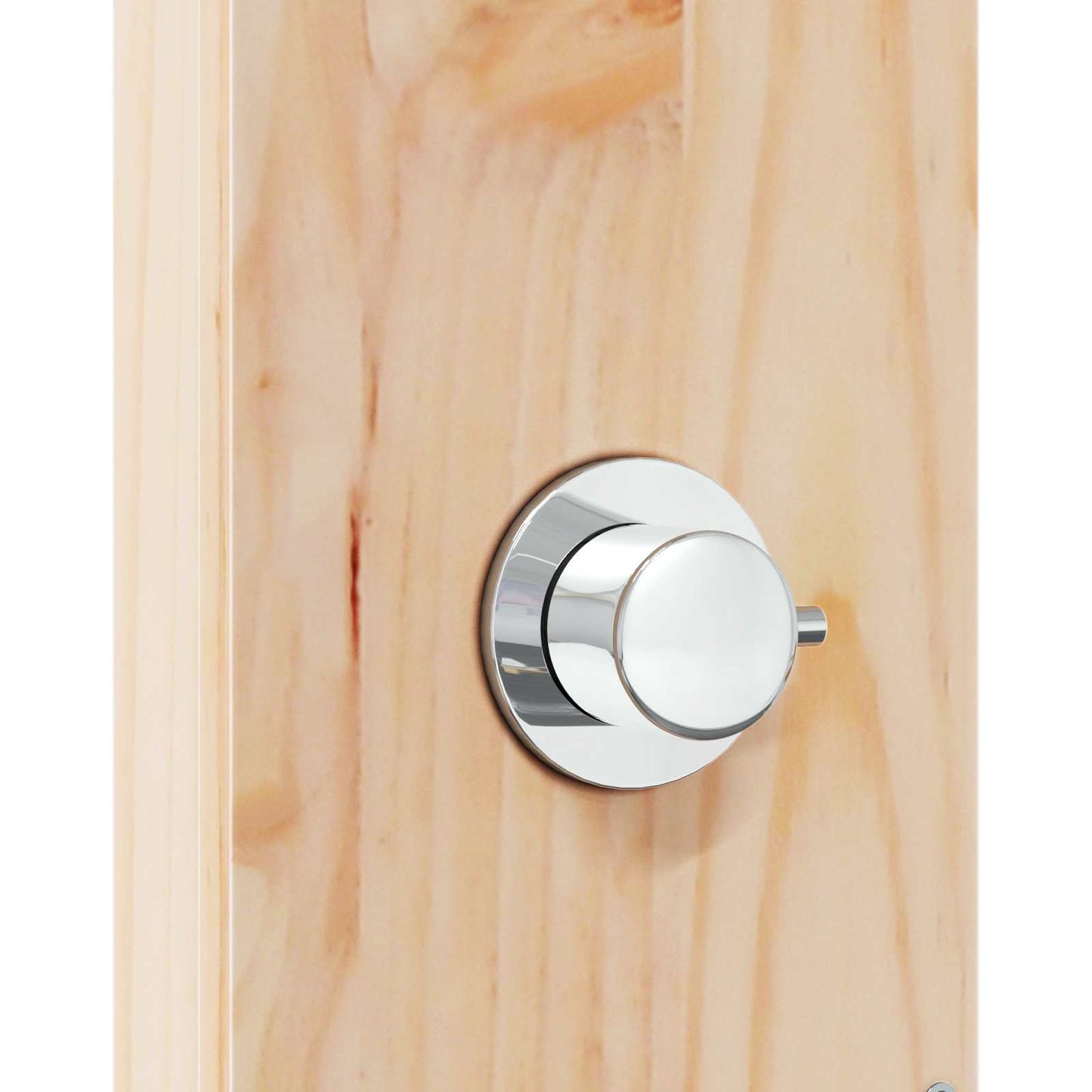 vidaXL Outdoor Shower 214.5 cm Solid Pine Wood and Stainless Steel