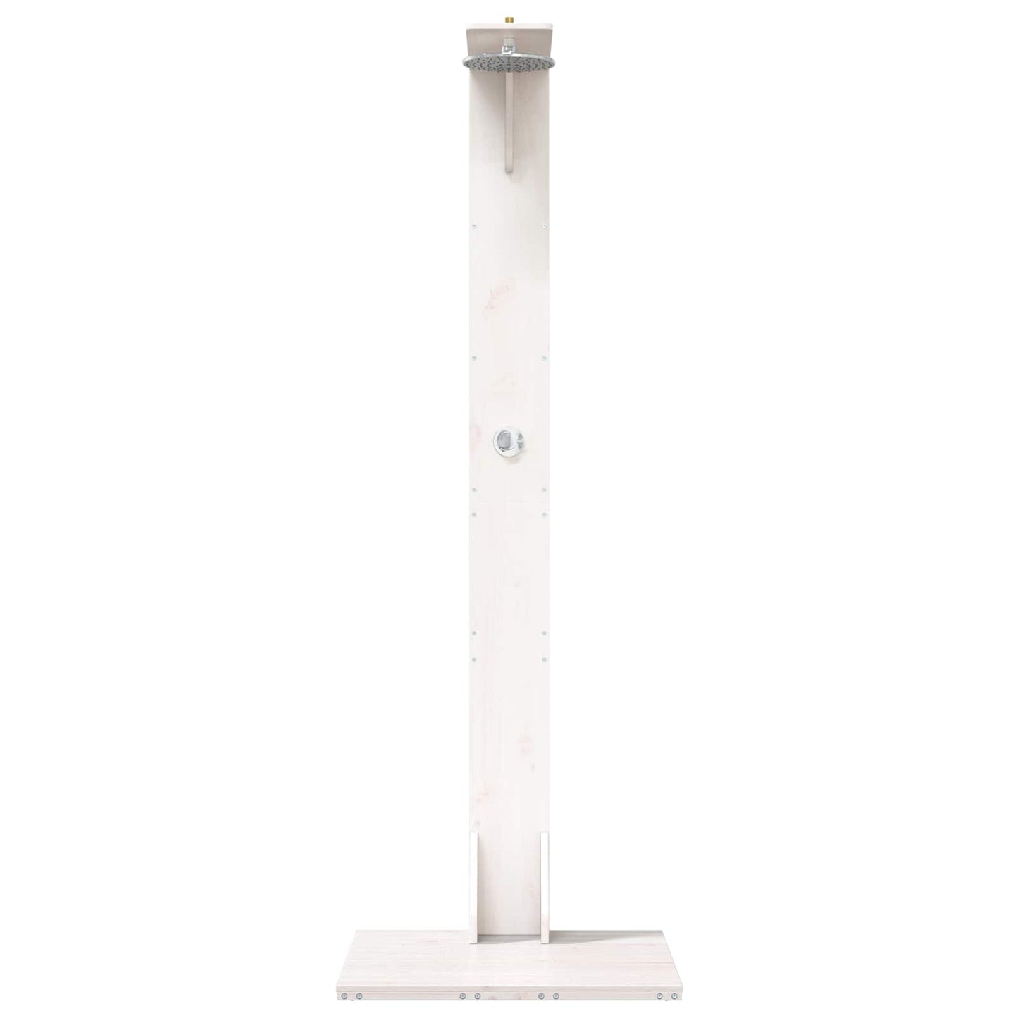 vidaXL Outdoor Shower 214.5 cm Solid Pine Wood and Stainless Steel