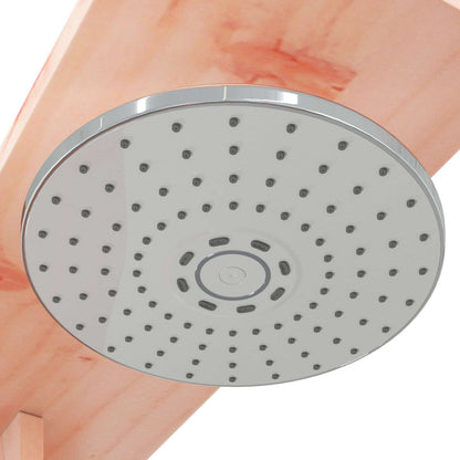 vidaXL Outdoor Shower 214.5 cm Solid Douglas Wood and Stainless Steel
