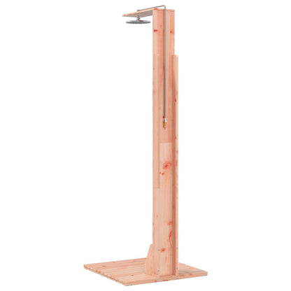 vidaXL Outdoor Shower 214.5 cm Solid Douglas Wood and Stainless Steel