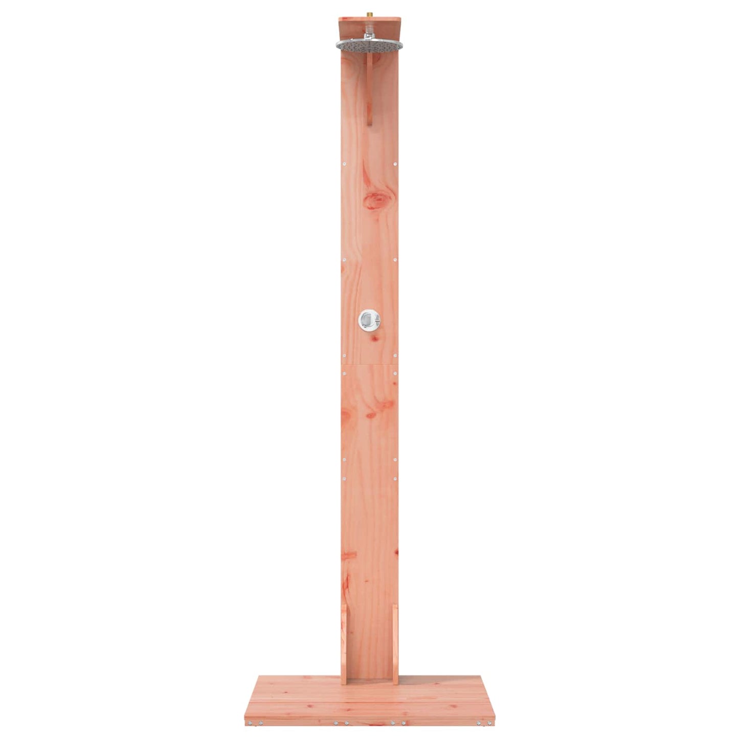 vidaXL Outdoor Shower 214.5 cm Solid Douglas Wood and Stainless Steel