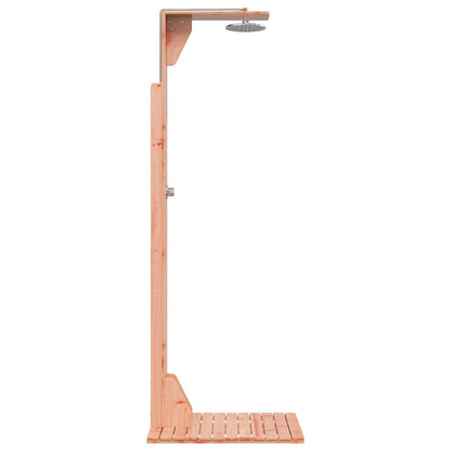 vidaXL Outdoor Shower 214.5 cm Solid Douglas Wood and Stainless Steel
