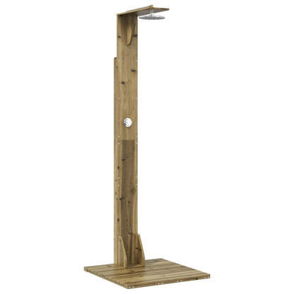 vidaXL Outdoor Shower 214.5 cm Natural