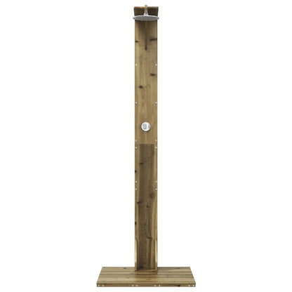 vidaXL Outdoor Shower 214.5 cm Natural