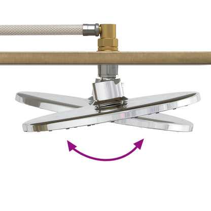 vidaXL Outdoor Shower 214.5 cm Natural