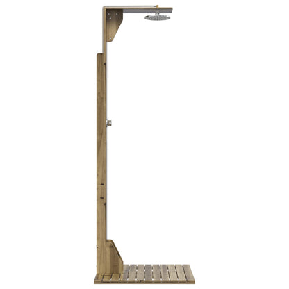 vidaXL Outdoor Shower 214.5 cm Natural