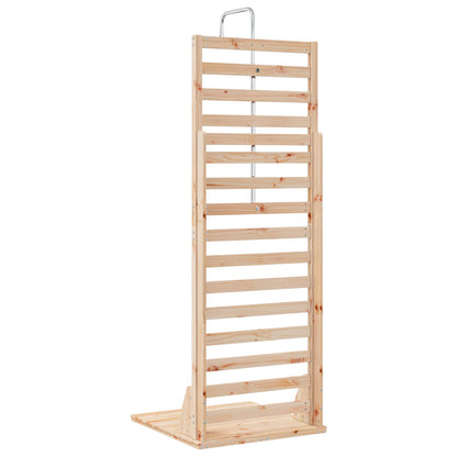 vidaXL Outdoor Shower 225 cm Solid Pine Wood and Stainless Steel