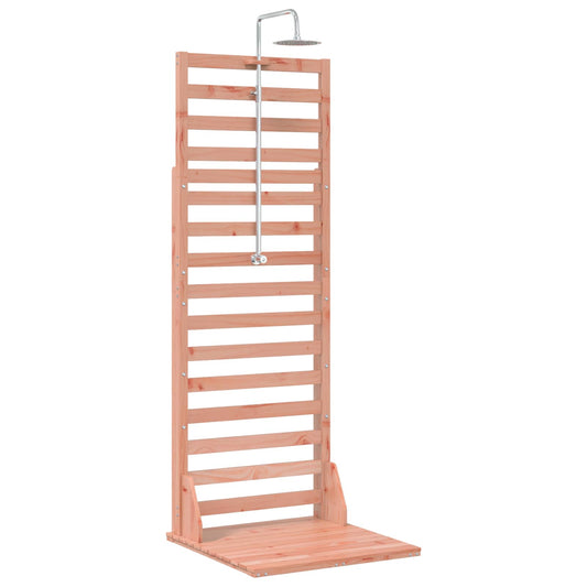 vidaXL Outdoor Shower 225 cm Solid Douglas Wood and Stainless Steel