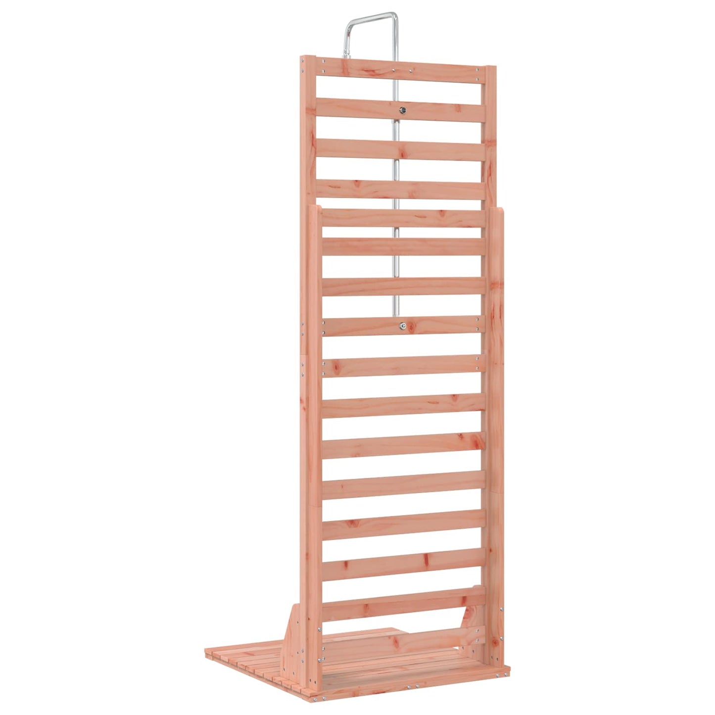 vidaXL Outdoor Shower 225 cm Solid Douglas Wood and Stainless Steel