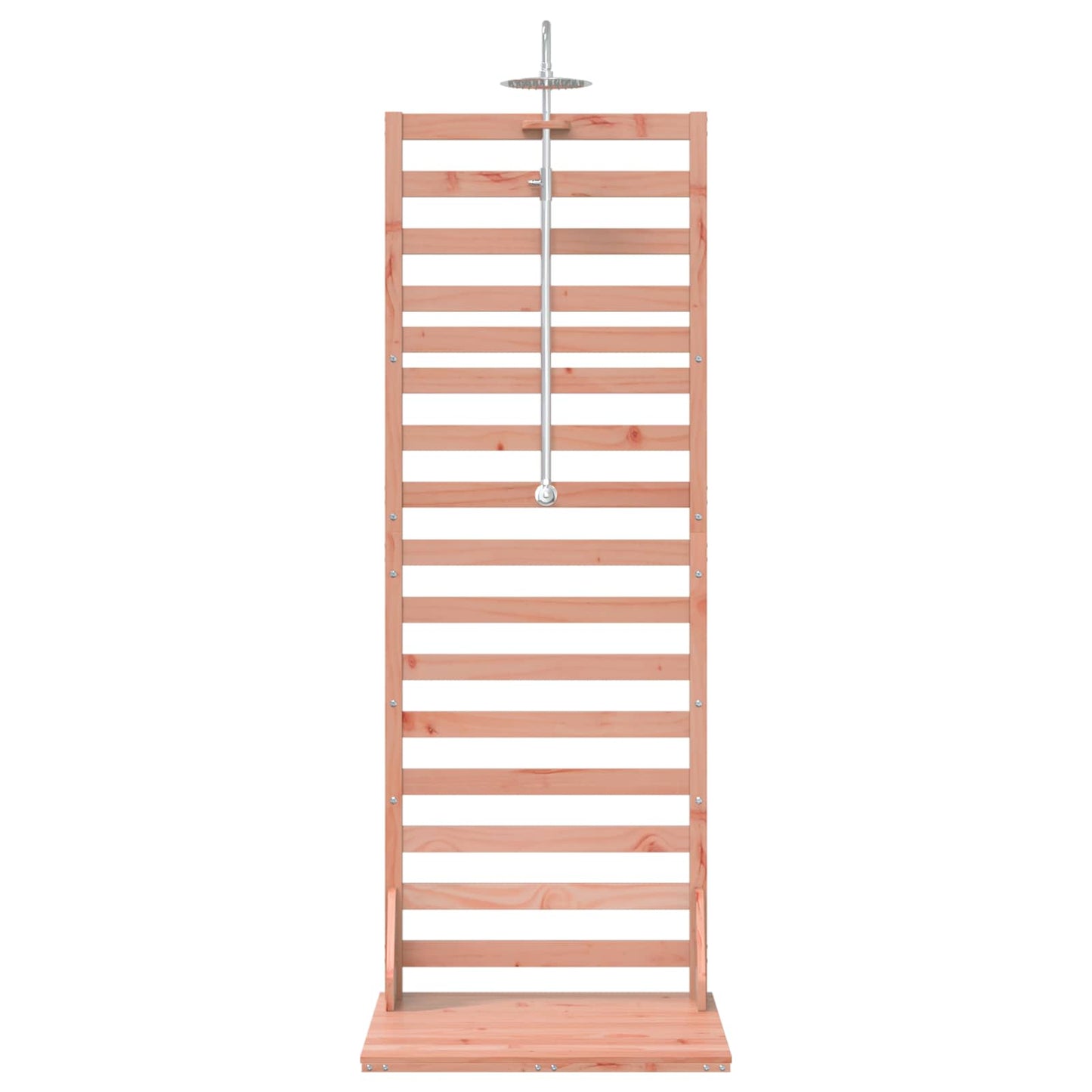 vidaXL Outdoor Shower 225 cm Solid Douglas Wood and Stainless Steel