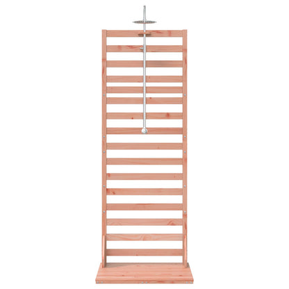 vidaXL Outdoor Shower 225 cm Solid Douglas Wood and Stainless Steel