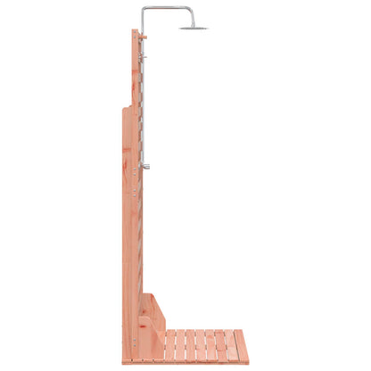 vidaXL Outdoor Shower 225 cm Solid Douglas Wood and Stainless Steel