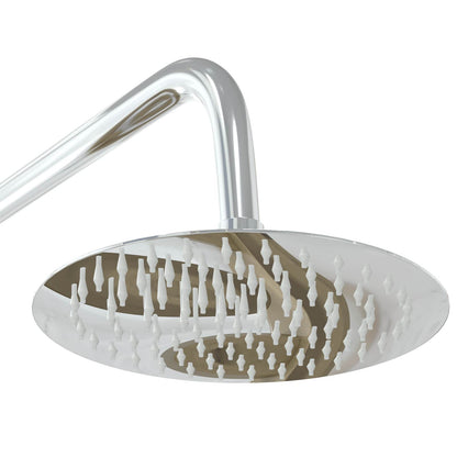 vidaXL Outdoor Shower 225 cm Impregnated Pine Wood and Stainless Steel