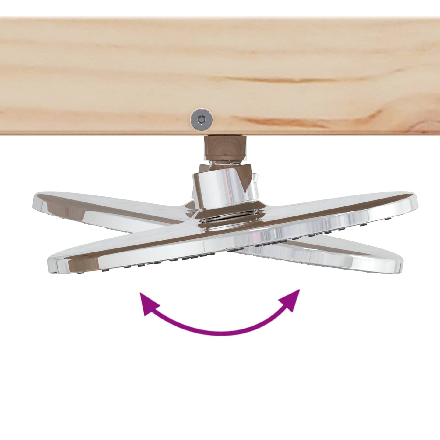 vidaXL Outdoor Shower 210 cm Solid Pine Wood and Stainless Steel