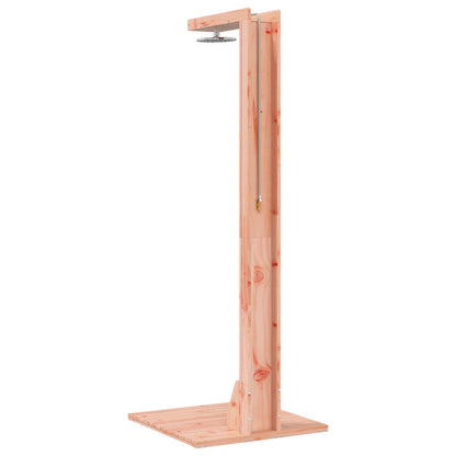 vidaXL Outdoor Shower 210 cm Solid Douglas Wood and Stainless Steel