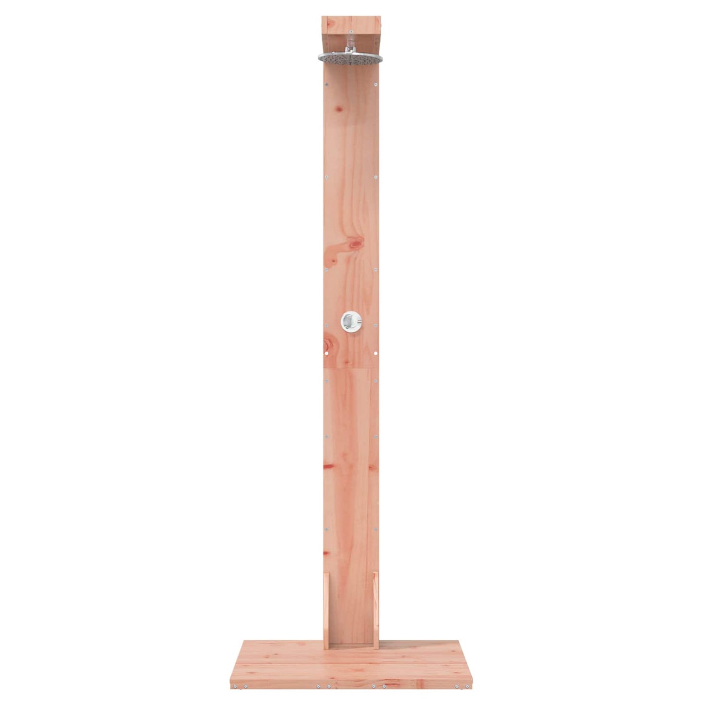 vidaXL Outdoor Shower 210 cm Solid Douglas Wood and Stainless Steel