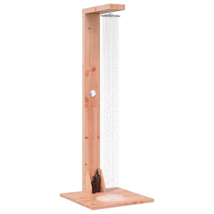 vidaXL Outdoor Shower 210 cm Solid Douglas Wood and Stainless Steel