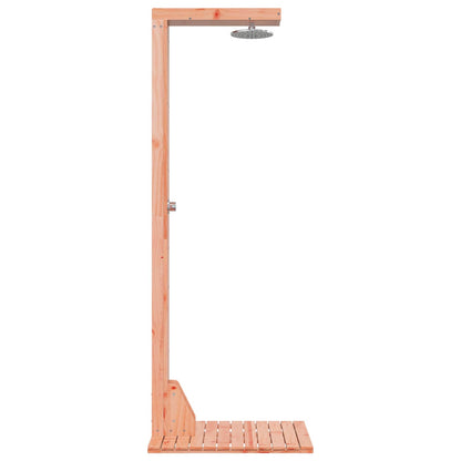 vidaXL Outdoor Shower 210 cm Solid Douglas Wood and Stainless Steel