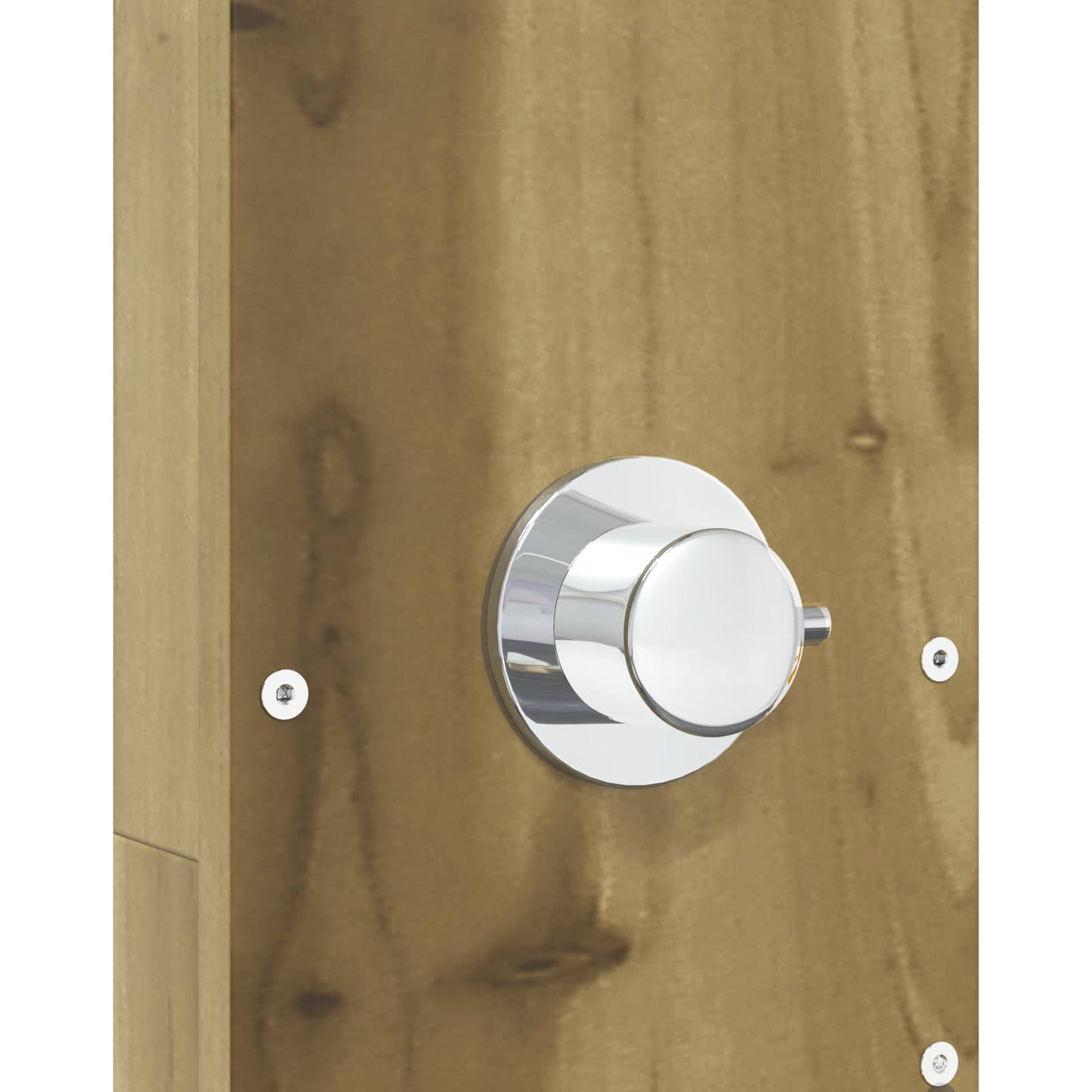 vidaXL Outdoor Shower 210 cm Impregnated Pine Wood and Stainless Steel