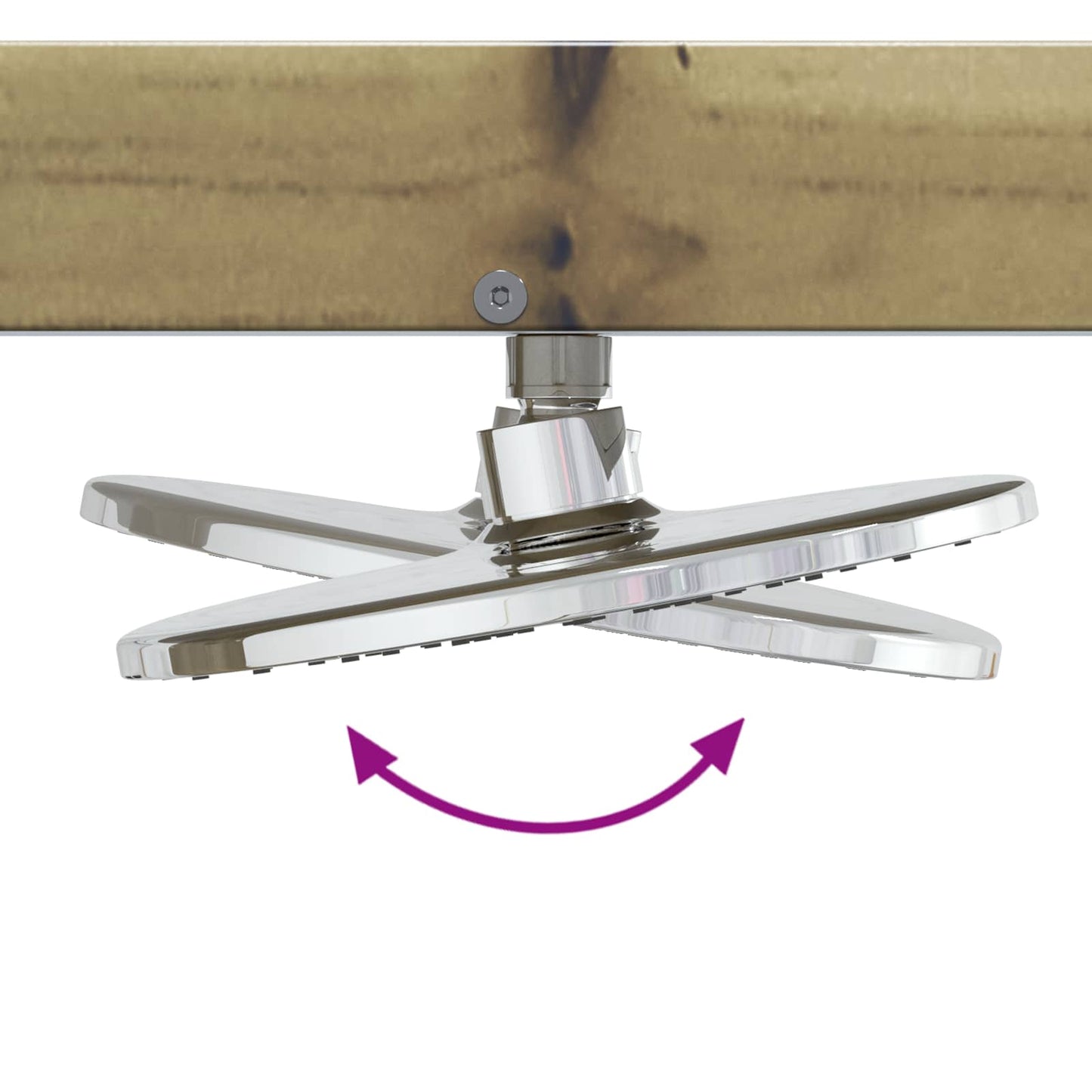 vidaXL Outdoor Shower 210 cm Impregnated Pine Wood and Stainless Steel