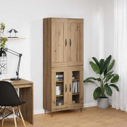 vidaXL Highboard Artisan Oak 69.5 x 34 x 180 cm Engineered Wood