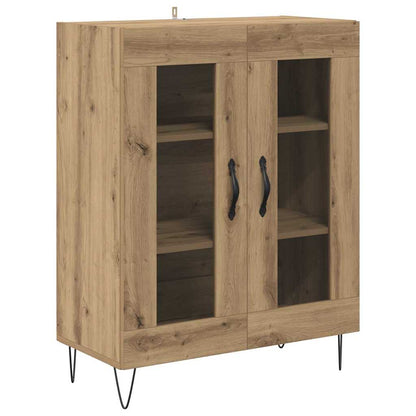 vidaXL Highboard 2 pcs Artisan Oak Engineered Wood
