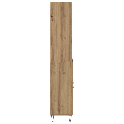 vidaXL Highboard 2 pcs Artisan Oak Engineered Wood